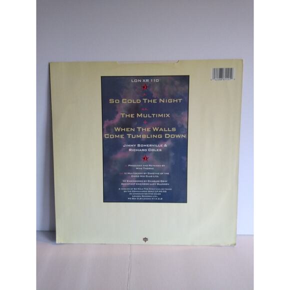Communards So Cold The Night REMIX Vinyl 12" Record Synth-Pop New Wave 1986 UK - Picture 3 of 5